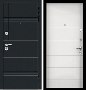 Товар Дверь Цербер 3К Чёрный муар Луна Сменная панель DIS006613